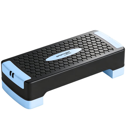 Adjustable Aerobic Stepper with Resistance Bands, Blue