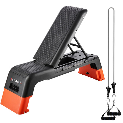 Adjustable Aerobic Step with Bench Function, Commercial Use