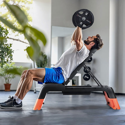 Adjustable Aerobic Step with Bench Function, Commercial Use