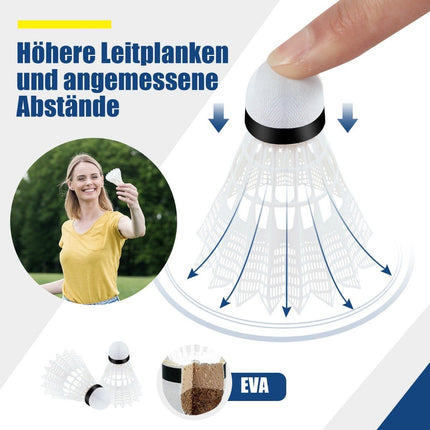 Adjustable Badminton Net Set with Stand, Shuttlecocks & Bag