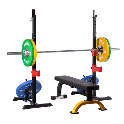 Adjustable Barbell Stands – Weightlifting, Home Gym