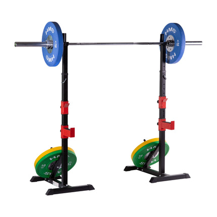 Adjustable Barbell Stands – Weightlifting, Home Gym