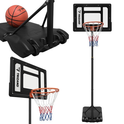 Adjustable Basketball Hoop with Backboard and Ball