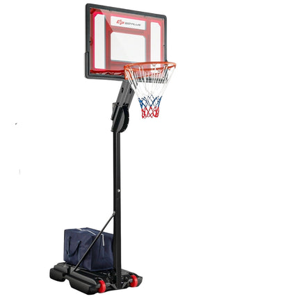 Adjustable Basketball Hoop with Stand & Wheels, 105-260 cm