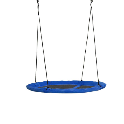 Adjustable Blue Nest Swing, Ø110 cm, 150 kg, 3-12 years