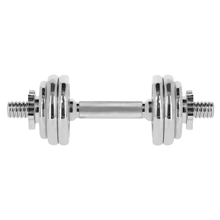 Adjustable Chrome Dumbbells with Case, 15kg