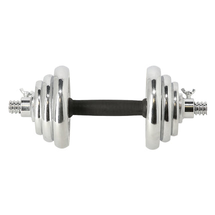 Adjustable Chrome Dumbbells with Case, 20kg Set