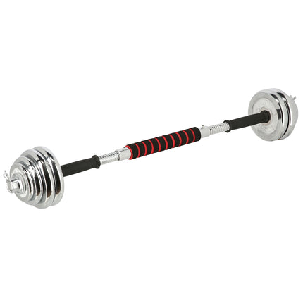 Adjustable Chrome Dumbbells with Case, 20kg Set