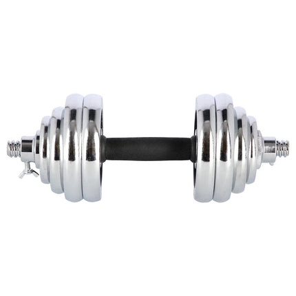 Adjustable Chrome Dumbbells with Case, 30kg Set