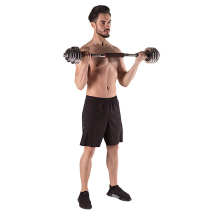 Adjustable Chrome Dumbbells with Case, 30kg Set