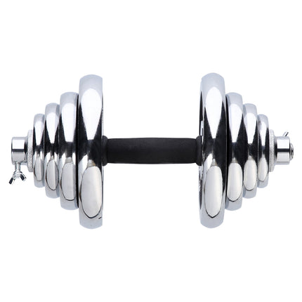 Adjustable Chrome Dumbbells with Case, 50kg Set