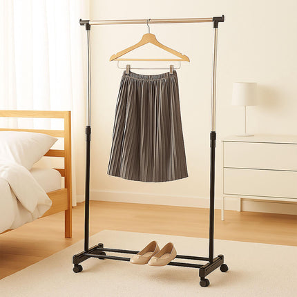 Adjustable Clothing Rack with Wheels – Height Adjustable
