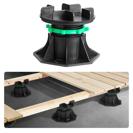 Adjustable Deck Blocks, 8-Pack, 2200 lb, 3.5-4.6 in