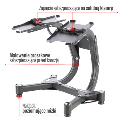 Adjustable Dumbbell Rack – Holds Up to 10 Pairs