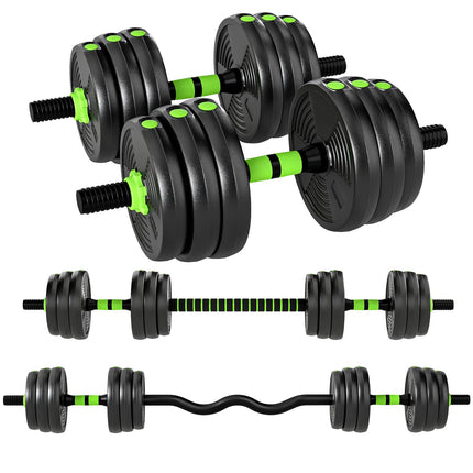 Adjustable Dumbbell Set 20KG – 3-in-1 Home Gym Equipment