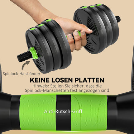 Adjustable Dumbbell Set 20KG – 3-in-1 Home Gym Equipment