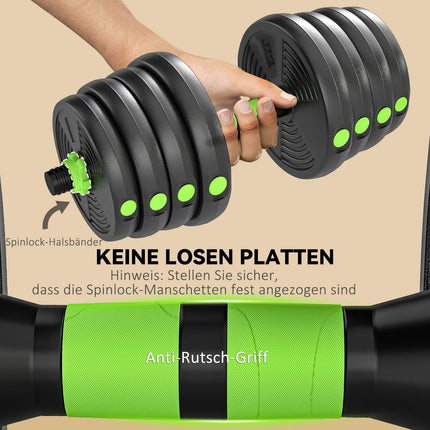 Adjustable Dumbbell Set 30KG – Home Strength Training