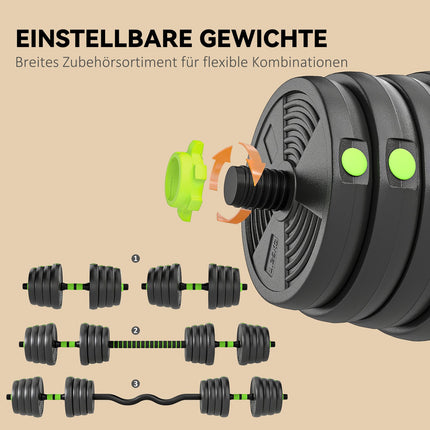 Adjustable Dumbbell Set 30KG – Home Strength Training