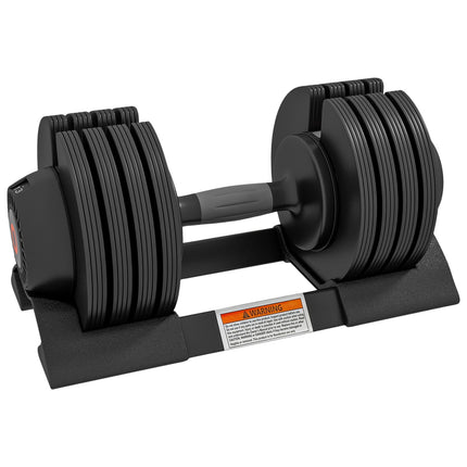 Adjustable Dumbbell Set – 7 to 24 kg, Non-Slip Grip