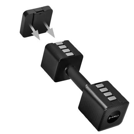 Adjustable Dumbbells 2 x 5 kg – Quick Weight Change, Non-Slip