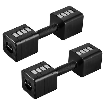 Adjustable Dumbbells 2 x 5 kg – Quick Weight Change, Non-Slip