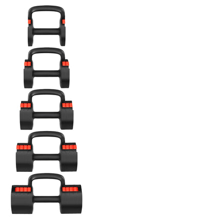 Adjustable Dumbbell with Push-Up & Kettlebell Functions