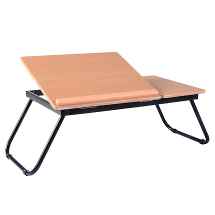 Adjustable Folding Laptop Desk – MDF & Metal, Portable