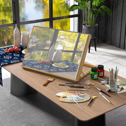 Adjustable Folding Table Easel, Beechwood, 75.8x51 cm