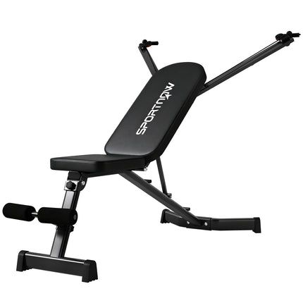 Adjustable Folding Weight Bench with Leg Extension, 300 kg Capacity