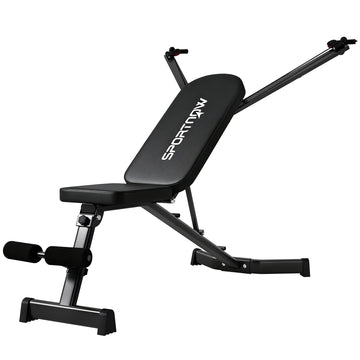 Adjustable Folding Weight Bench with Leg Extension, 300 kg Capacity