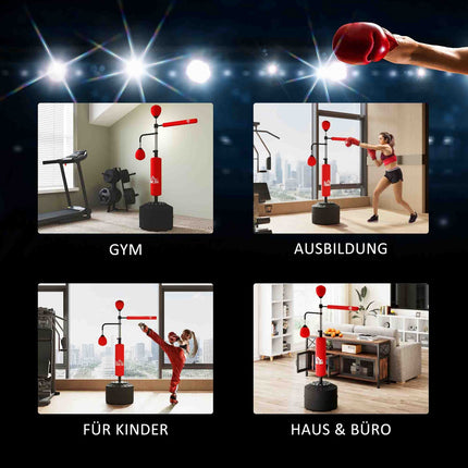 Adjustable Freestanding Punching Bag Stand, 160-230 cm