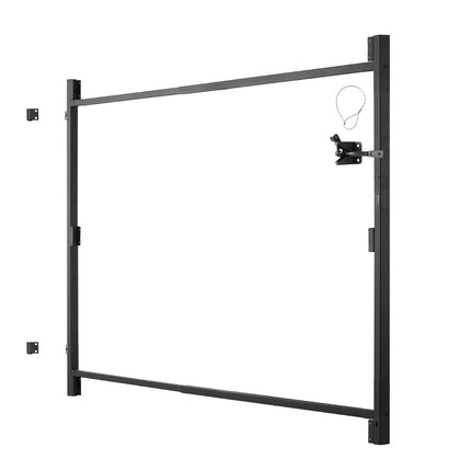 Adjustable Gate Frame Kit, 40–72 in, Anti-Sag, Latch