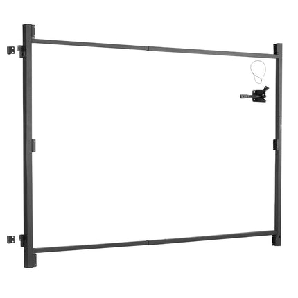 Adjustable Gate Frame Kit, 60–96 in, Anti-Sag, Latch