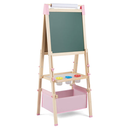 Adjustable Kids Easel with Magnetic Board & Accessories
