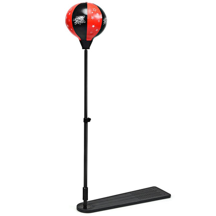Adjustable Kids Punching Ball Set with Gloves, 85-130cm