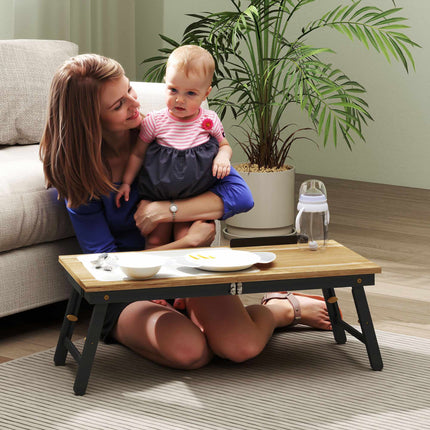 Adjustable Laptop Bed Table with Drawer, Foldable
