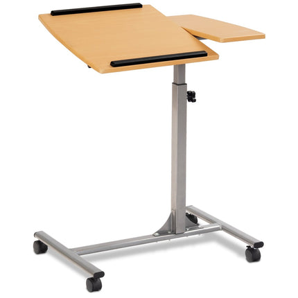 Adjustable Laptop Desk with Wheels, 64-95 cm Height Range
