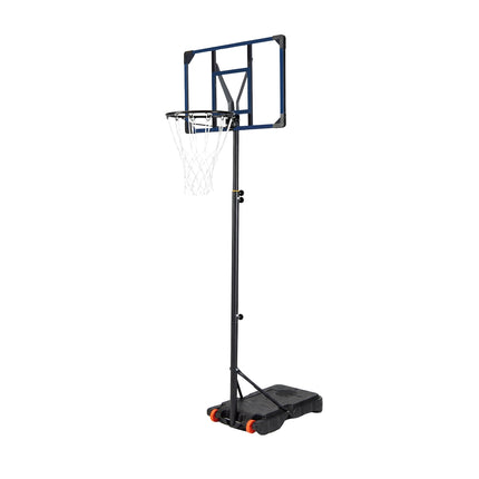Adjustable Outdoor Basketball Hoop with Wheels, 82 cm Backboard