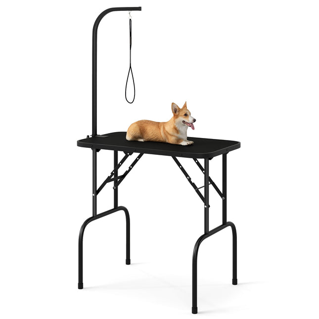 Adjustable Pet Grooming Table, Foldable, Non-Slip Surface