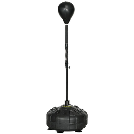 Adjustable Punching Ball Stand with Fillable Base, Black