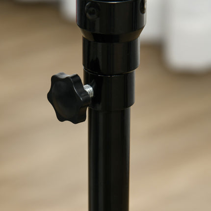 Adjustable Punching Ball Stand with Fillable Base, Black