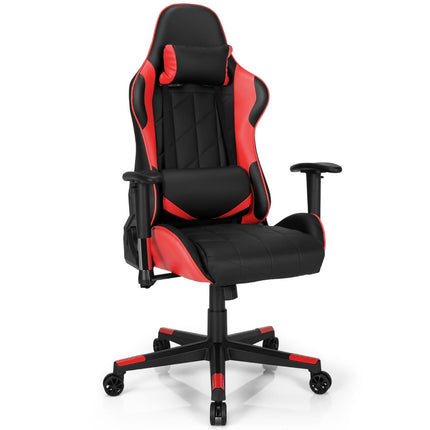 Adjustable Racing Style Gaming Chair with Headrest & Lumbar Pillow