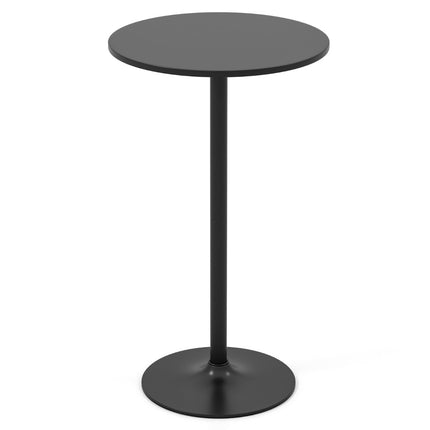 Adjustable Round Bistro Table – 60 cm, Black, 2 Heights