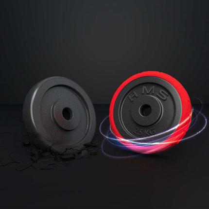 Adjustable Rubberized Dumbbells 20kg