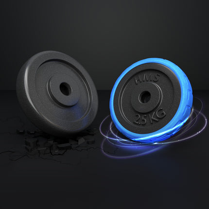 Adjustable Rubberized Dumbbells, 30kg, Bar Included