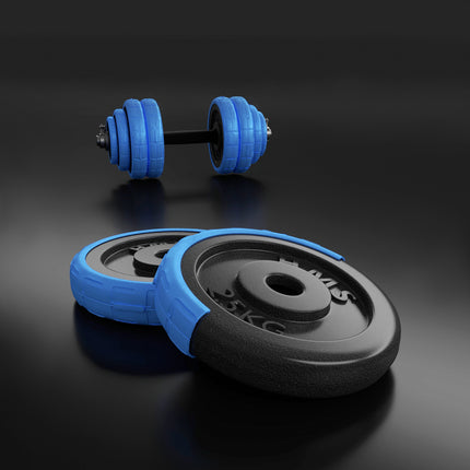 Adjustable Rubberized Dumbbells 30kg