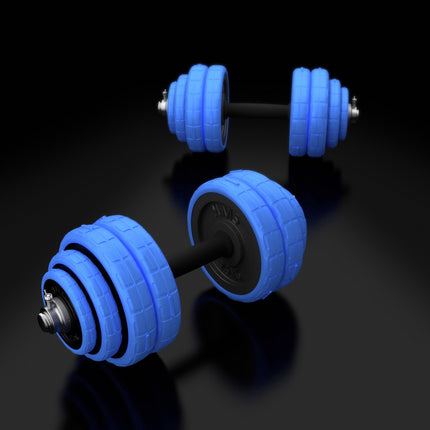 Adjustable Rubberized Dumbbells 30kg