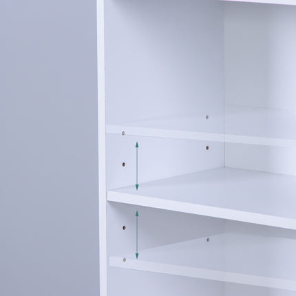Adjustable Shelf Bookcase – Freestanding Storage Unit