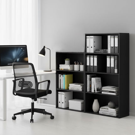 Adjustable Shelf Bookcase – Freestanding Storage Unit