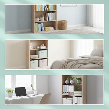 Adjustable Shelf Bookcase – Freestanding Storage Unit